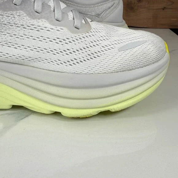 Hoka One OneBondi 8 Nimbus Cloud Luminary Green Running Shoes 1127952 Womens 12B - Picture 14 of 16